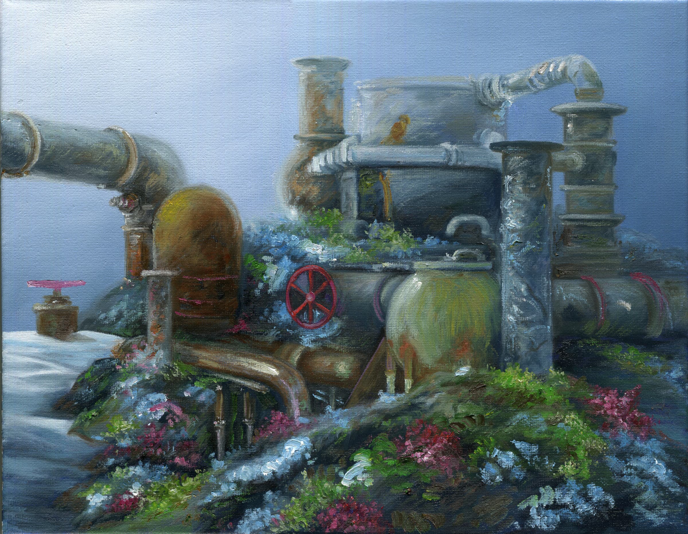 Coastal Sea Shore (Moss-covered) by Kenneth Burris