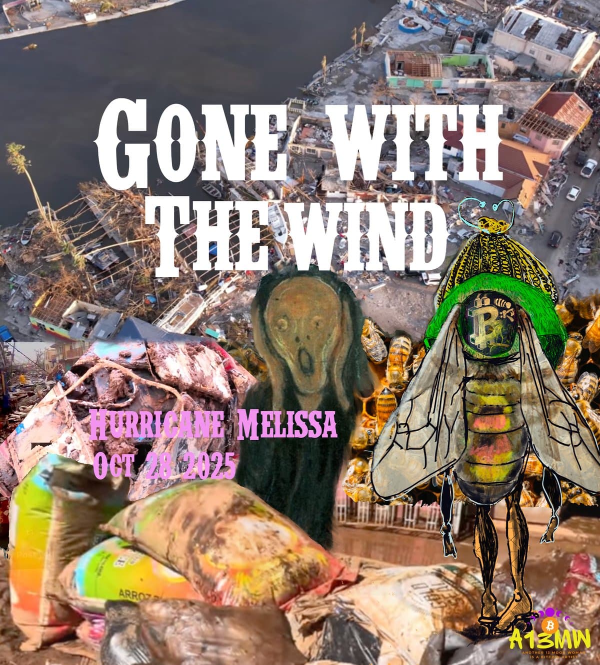 Gone with the Wind — digital animation art by A13MW